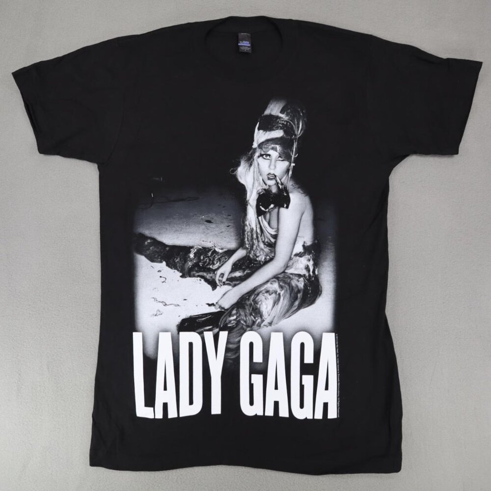 Lady Gaga T-Shirt Unisex S Black The Born This Way Ball 2012 Tour Concert Tee